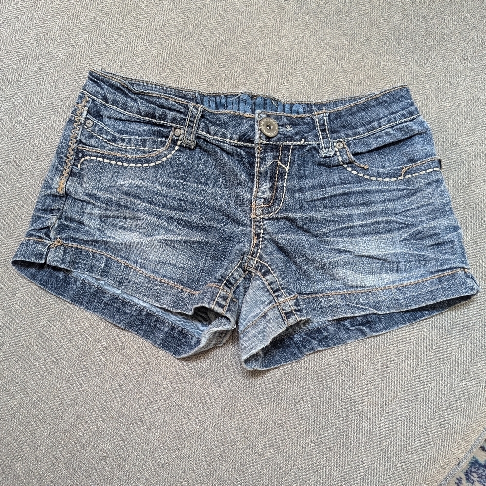 Hydraulic Denim Shorts